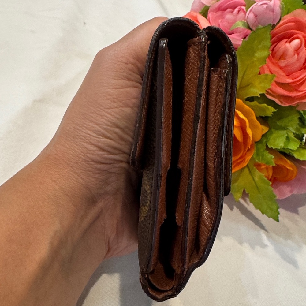 Louis Vuitton Dark Brown Monogram Wallet - Picture 4 of 10